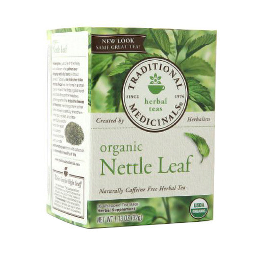 Traditional Medicinals Caffeine Free Organic Nettle Leaf Herbal Tea Bags - 16 Ea